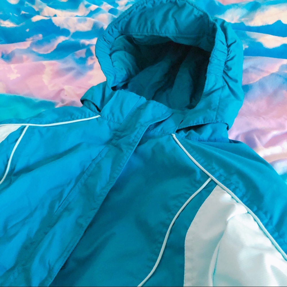 L.LBean Teal and Blue Winter Jacket